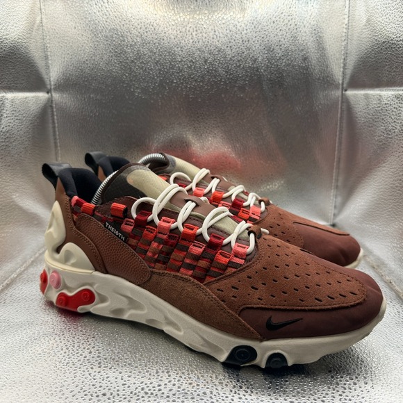 Nike Other - Size 10 Nike React Sertu Clay Red Mens Lace-Up Athletic Sneakers‎ AT5301-200